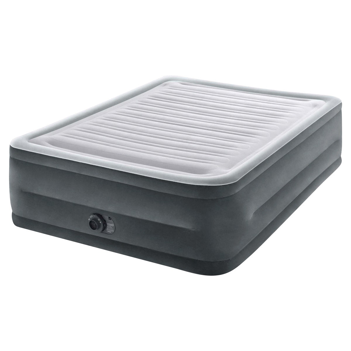 slide 2 of 2, Intex 22in Queen Comfort-Plush Airbed with Internal Pump, 22 in