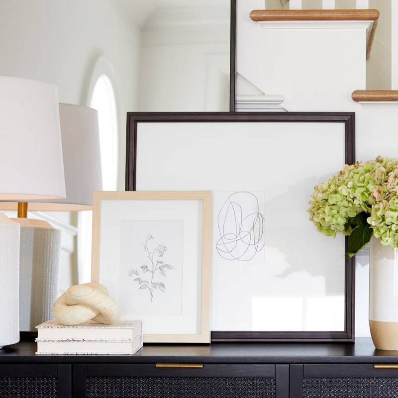 slide 14 of 16, Threshold designed w/Studio McGee 24"x16" Ceramic Assembled Table Lamp White - Threshold™ designed with Studio McGee: Ribbed Design, Dimmable, UL Listed, 1 ct