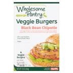 slide 1 of 1, Wholesome Pantry Black Bean Chipotle Veggie Burger, 10 oz