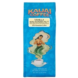 Kauai Coffee Pacific Horizon Vanilla Macadamia Nut Medium Roast Ground - 10 oz Bag