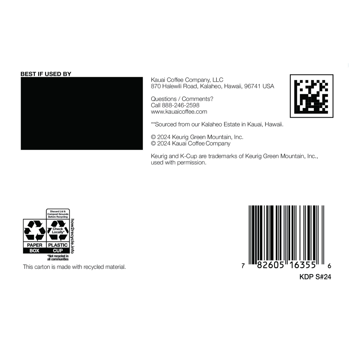 slide 6 of 6, Kauai Coffee 10% Hawaiian Ground Coconut Caramel Crunch Coffee 10 K-Cup Pods, 10 ct