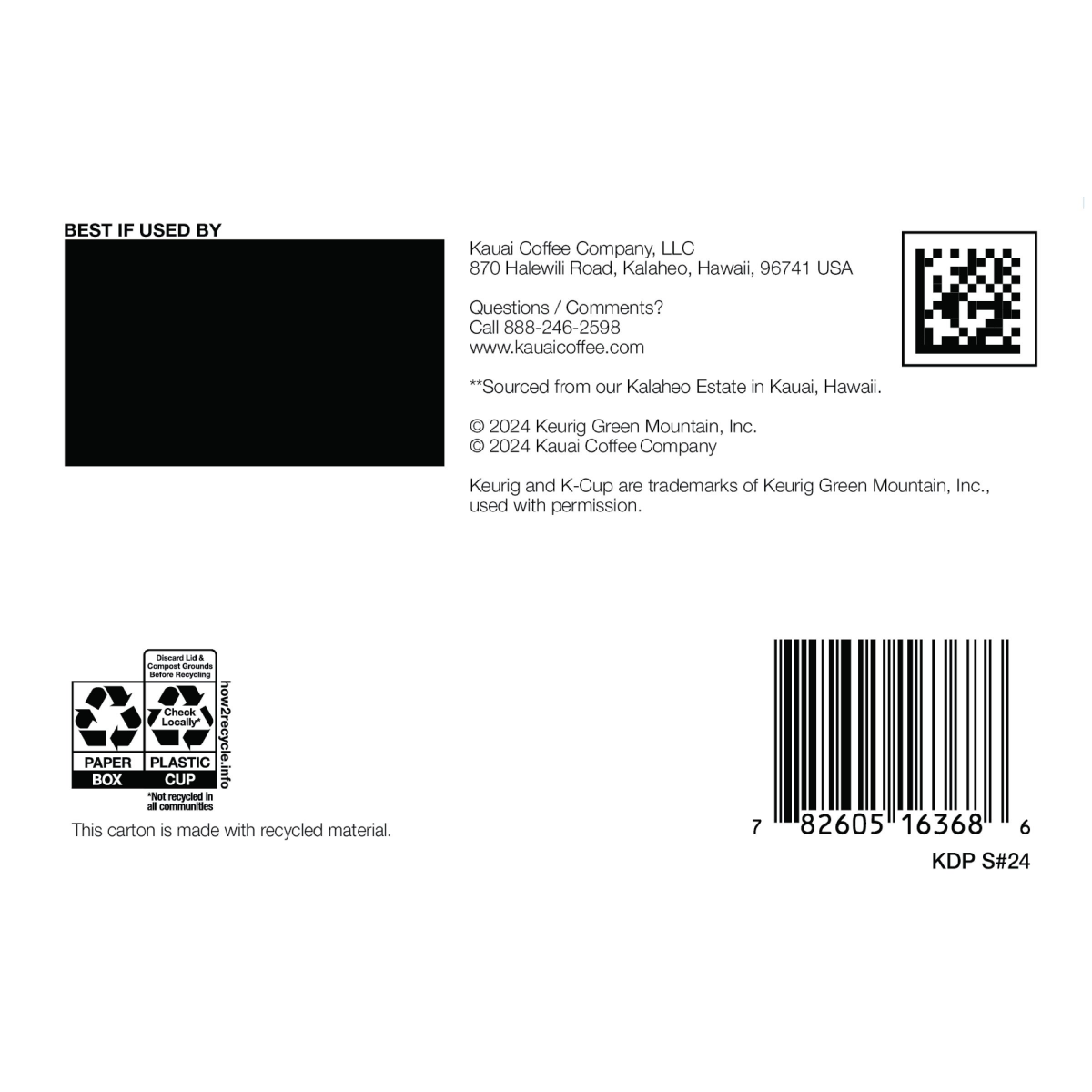 slide 6 of 6, Kauai Coffee Single Serve Coffee Dark Roast 10Ct, 10 ct