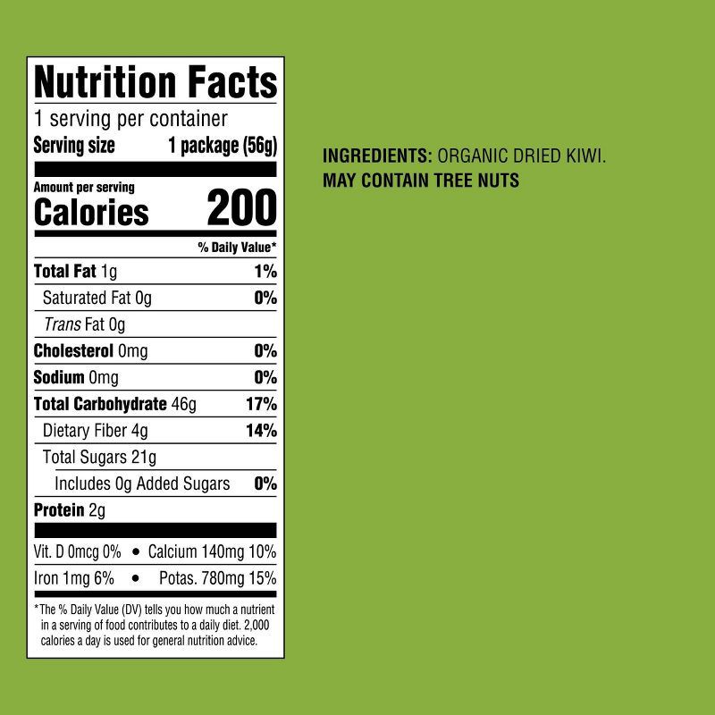 slide 4 of 4, Organic Unsweetened Dried Kiwi - 2oz - Good & Gather™, 2 oz
