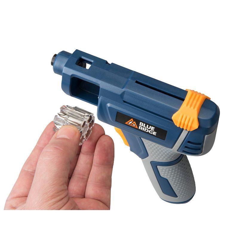 slide 14 of 19, Blue Ridge Tools Rechargeable Screwdriver with Bit Storage, 1 ct