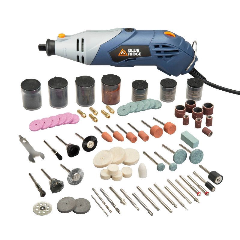 slide 3 of 15, Blue Ridge Tools 251pc Hobby Tool Kit: Electric Multi-Tool Set for Crafting & Engraving, 120V, 2-Year Warranty, 251 ct