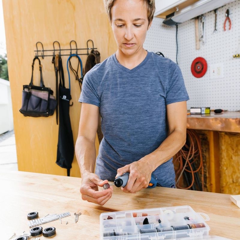 slide 8 of 15, Blue Ridge Tools 251pc Hobby Tool Kit: Electric Multi-Tool Set for Crafting & Engraving, 120V, 2-Year Warranty, 251 ct