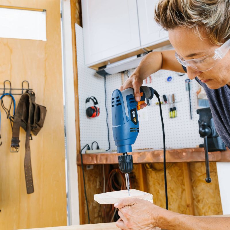 slide 3 of 10, Blue Ridge Tools 4.5 Amp Power Drills: Best Rated Corded Pistol Drill, Electric, 3/8" Chuck, 120V, 2.97 lbs, 2-Year Warranty, 1 ct