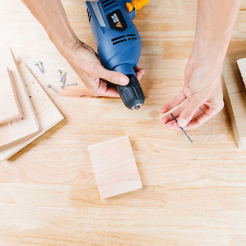 slide 7 of 10, Blue Ridge Tools 4.5 Amp Power Drills: Best Rated Corded Pistol Drill, Electric, 3/8" Chuck, 120V, 2.97 lbs, 2-Year Warranty, 1 ct