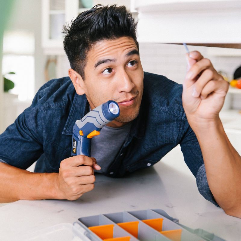 slide 6 of 10, Blue Ridge Tools 2 in 1 Rechargeable Screwdriver Flashlight: Cordless Drill Tool Set with Lithium Battery, 1 ct