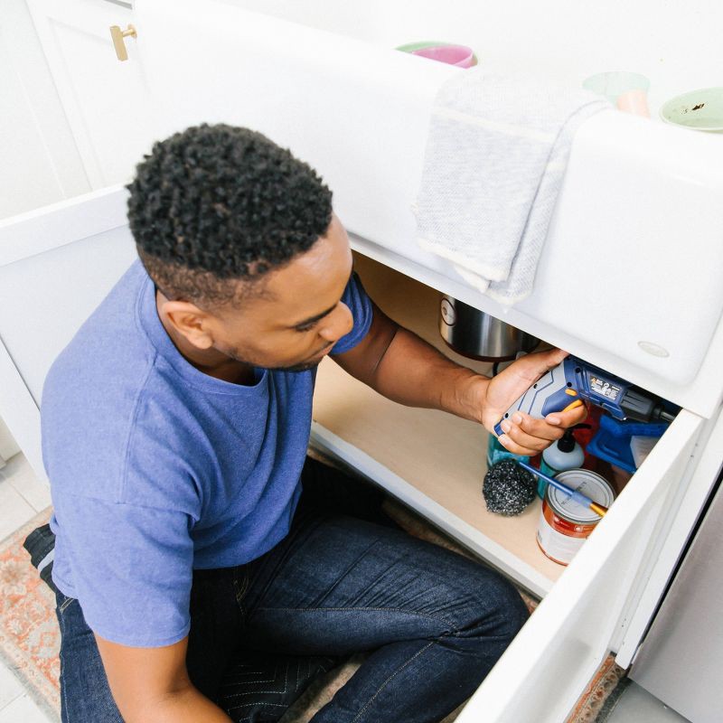 slide 10 of 10, Blue Ridge Tools 2 in 1 Rechargeable Screwdriver Flashlight: Cordless Drill Tool Set with Lithium Battery, 1 ct