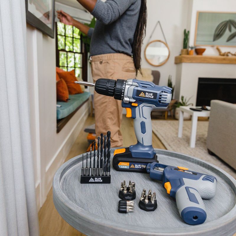 slide 4 of 4, Blue Ridge Tools 8pc Hex Shank Drill Bit Set: Steel, 6mm & 9/32 Hexagonal Bits, Power Tool Accessory, 8 ct