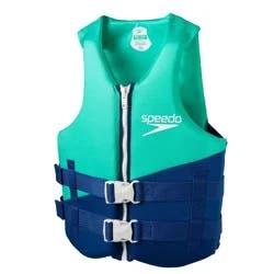Speedo Adult Life Vest - Turquoise/Navy XS/S