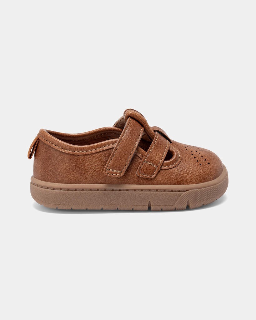 slide 5 of 6, Carter's Carters Baby Girl Every Step® First Walker Casual Shoes - Brown Brown 5.5, 1 ct