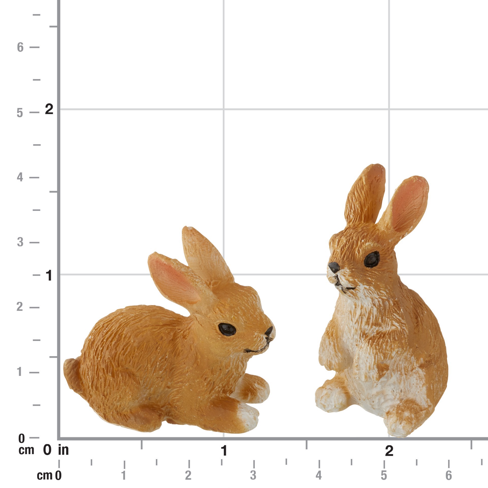 slide 2 of 3, Miniature Bunnies By Make Market, 1.54 in x 0.91 in x 1.3 in