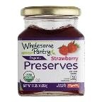 slide 1 of 1, Wholesome Pantry Organic Strawberry Preserves, 12.35 oz