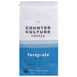 Counter Culture Organic Dark Roast Whole Bean Forty-Six Coffee 12 oz