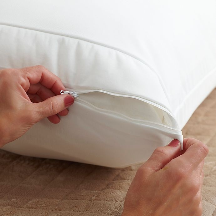 slide 2 of 4, PureCare Rev Warm/Cool Queen Pillow Protector - White, 1 ct