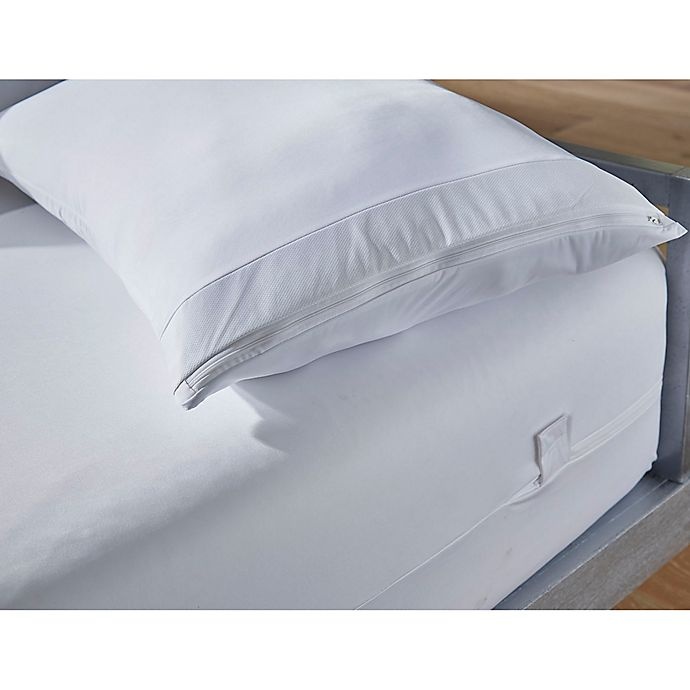 slide 3 of 4, PureCare Rev Warm/Cool Queen Pillow Protector - White, 1 ct