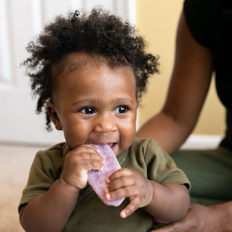 slide 3 of 5, Happy Family HappyBaby Strawberry & Beet Organic Teether Crackers - 12ct/0.14oz Each, 12 ct, 0.14 oz