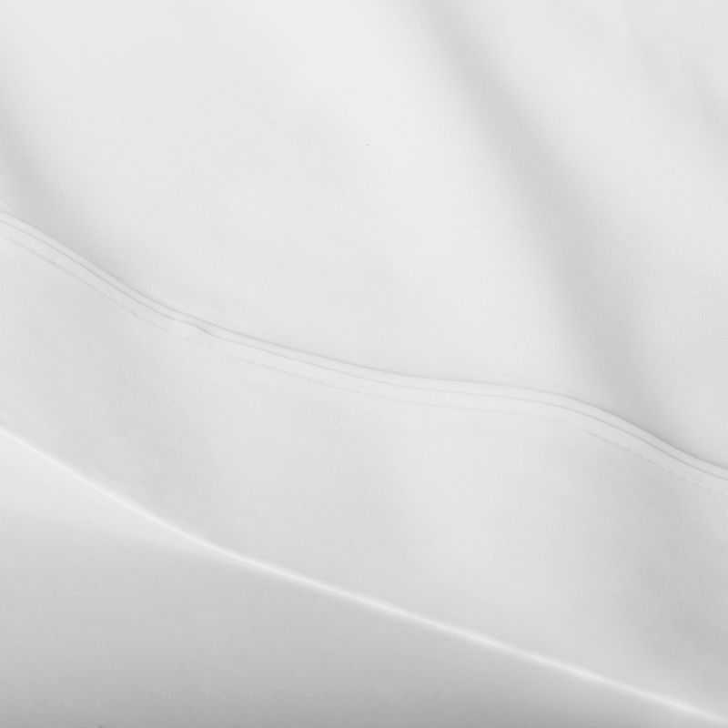 slide 3 of 4, King 6pc 800 Thread Count Solid Sheet Set White - Threshold™: Cotton Sateen, OEKO-TEX Certified, 20" Deep Fit, 6 ct