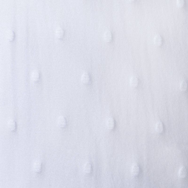 slide 3 of 3, Girls' High Waisted Swiss Dot Tights - Cat & Jack™ Fresh White M: Nylon Spandex Knit, Cotton Gusset, 1 ct