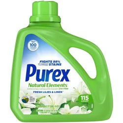 Purex Linen & Lilies Elements HE Concentrated Liquid Laundry Detergent 115 Loads - 150 fl oz
