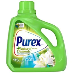 Purex Linen & Lilies Natural Elements HE Concentrated Liquid Laundry Detergent 115 Loads - 150 fl oz