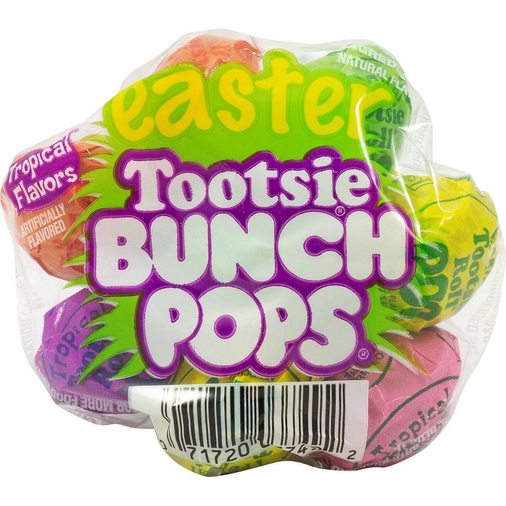 slide 2 of 7, Tootsie Pops Tootsie Tropical Easter Bunch Pops, 3 oz