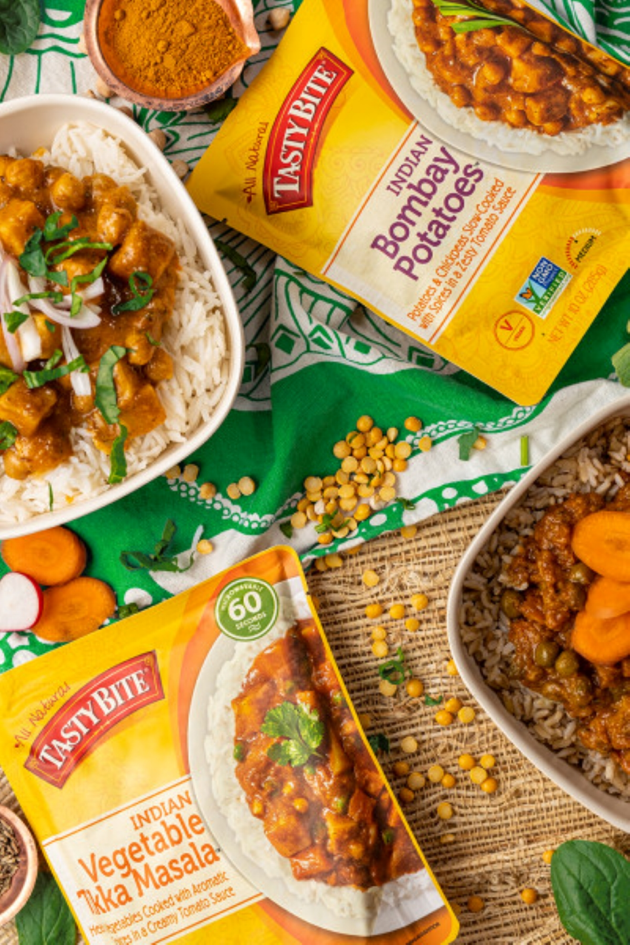 slide 4 of 5, Tasty Bite Indian Medium Bombay Potatoes 10 oz, 10 oz