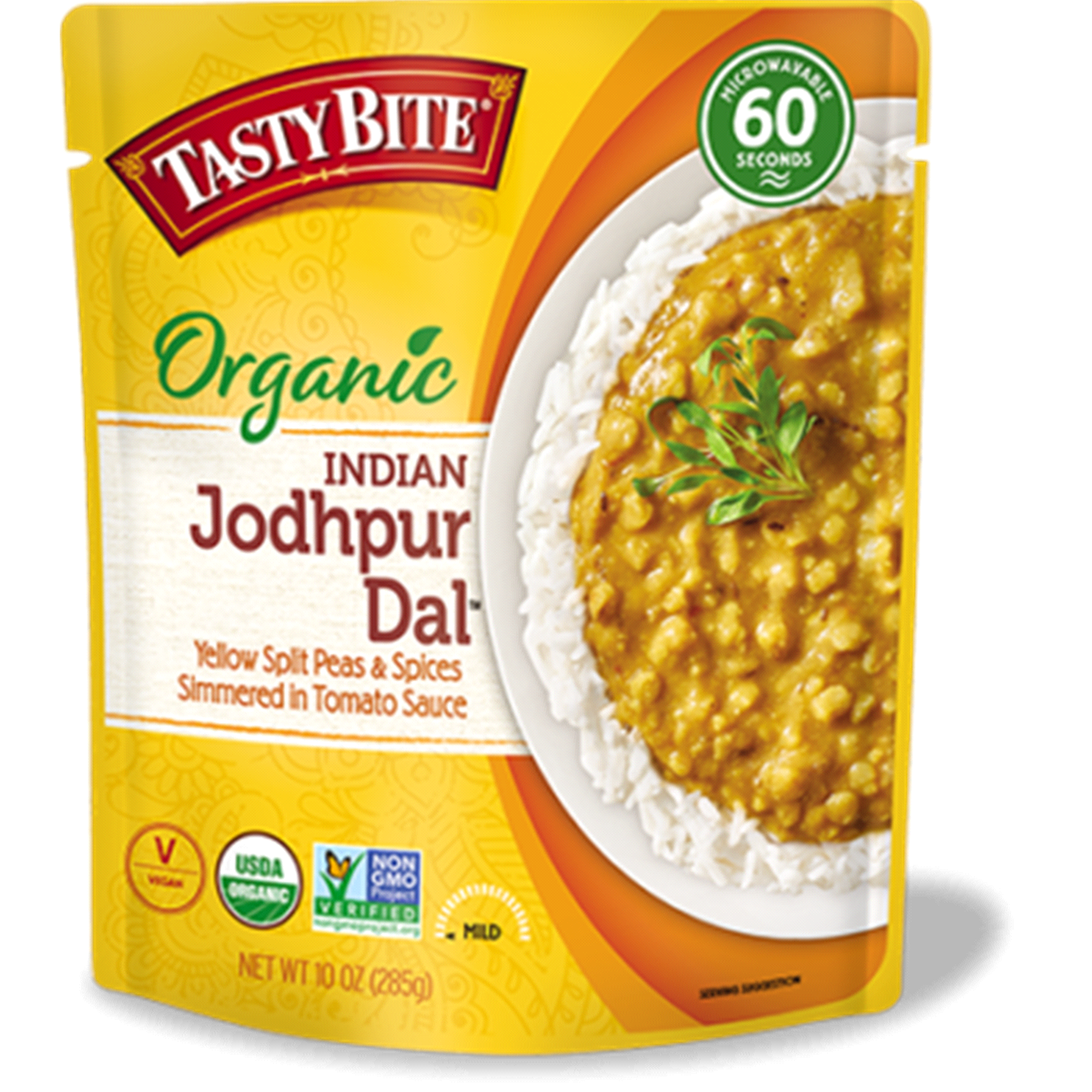 slide 1 of 2, Tasty Bite Organic Split Pea Turmeric Curry 10 oz, 10 oz