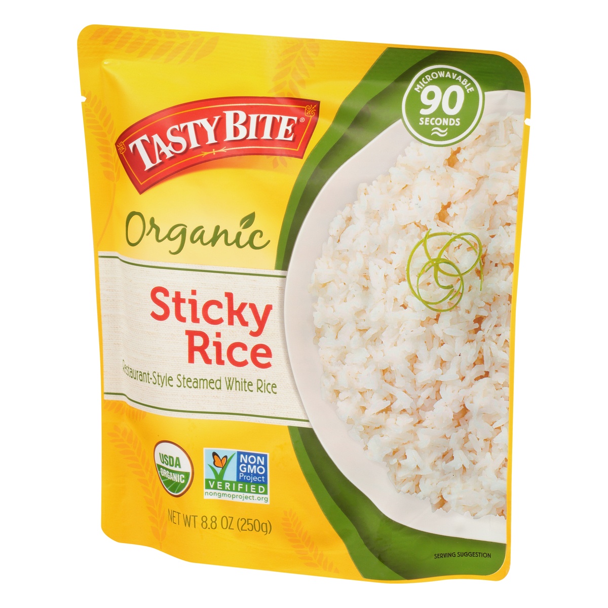 slide 3 of 10, Tasty Bite Organic Sticky Rice, 8.8 oz