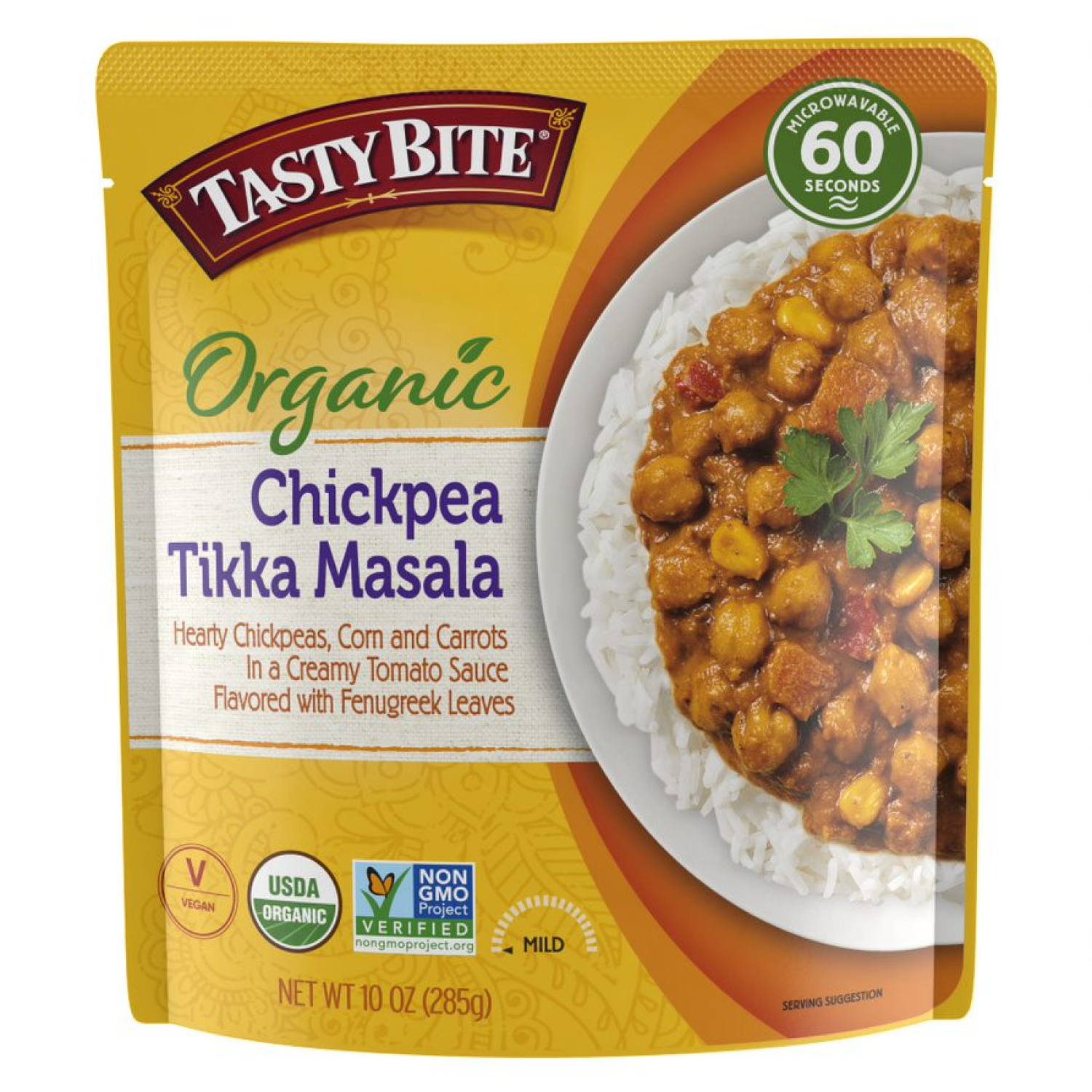 slide 1 of 1, Tasty Bite Chickpea Tikka Masala, 10 oz