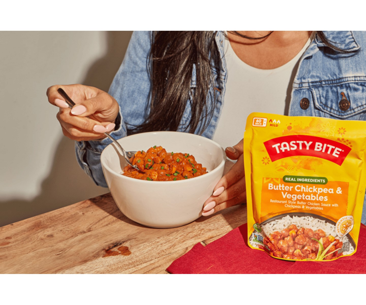 slide 5 of 6, Tasty Bite Butter Chickpea & Vegetables 10oz, 10 oz