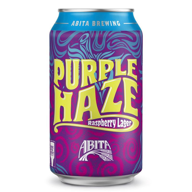 slide 2 of 10, Abita Purple Haze Raspberry Lager Beer - 6pk/12 fl oz Cans, 6 ct; 12 fl oz