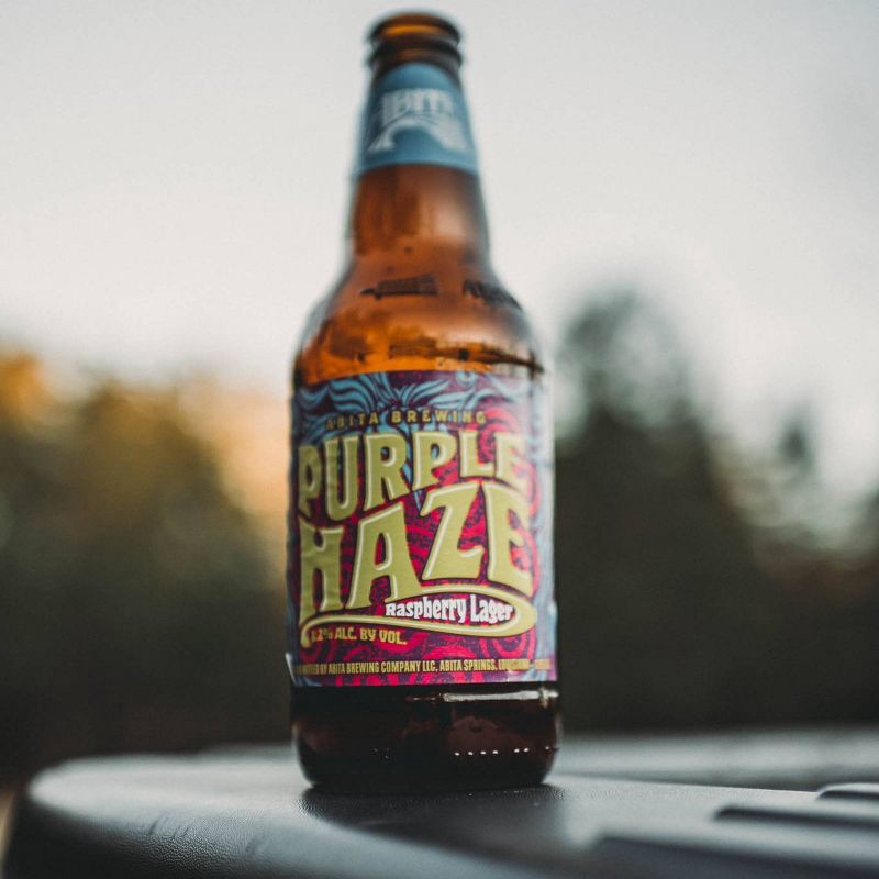 slide 9 of 10, Abita Purple Haze Raspberry Lager Beer - 6pk/12 fl oz Cans, 6 ct; 12 fl oz