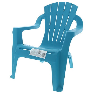 slide 1 of 1, S.I.T. Child Adirondack Resin Chair, Pool Blue, 1 ct
