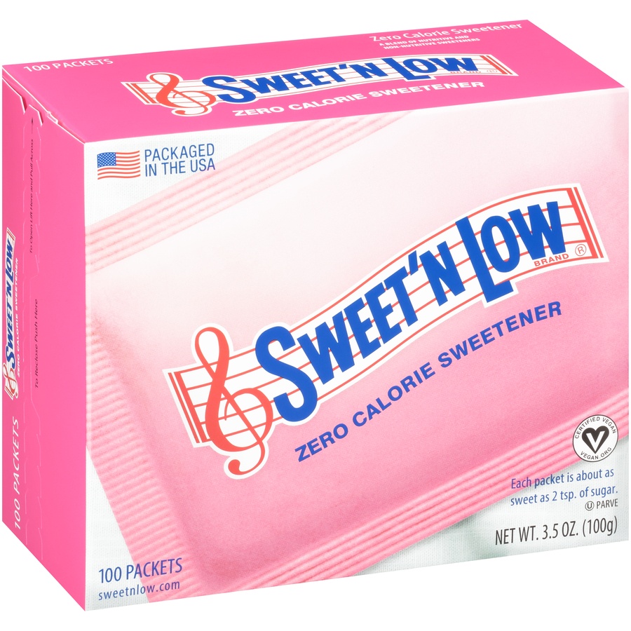 slide 2 of 8, Sweet'N Low Zero Calorie Sweetener 100 ea, 100 ct