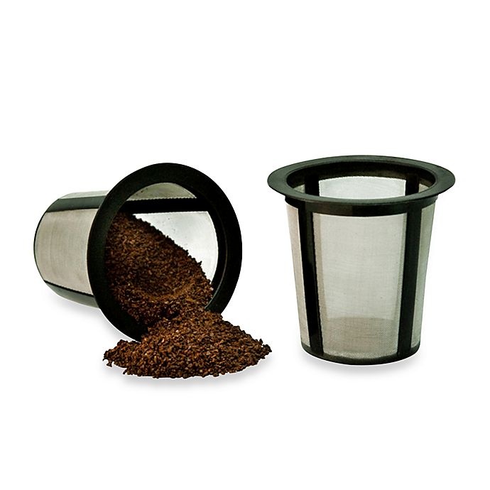 slide 1 of 1, Medelco Reusable Single Serve Coffee Filters, 2 ct