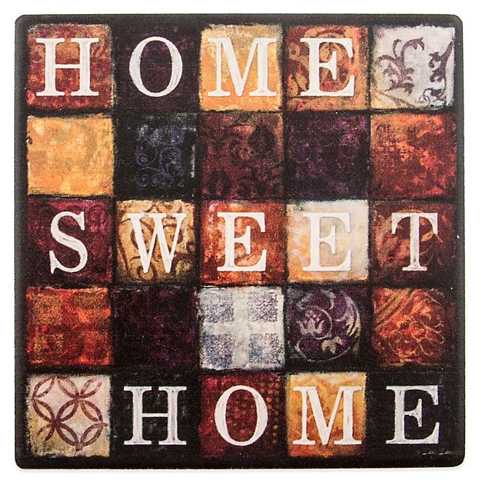 slide 1 of 1, Thirstystone Square Occasions Home Sweet Home'' Coaster'', 1 ct