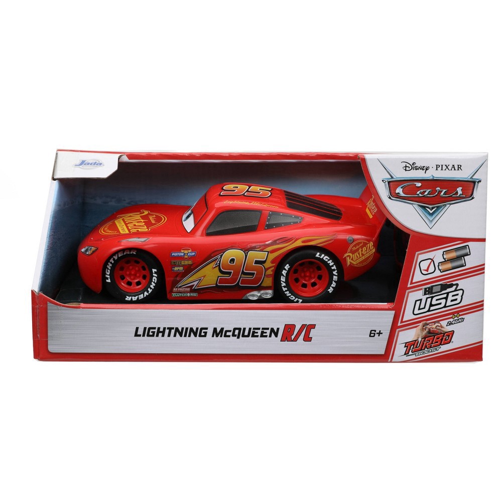 slide 7 of 9, Cars Lightning McQueen RC 1:24 Scale Remote Control Car 2.4 Ghz, 1 ct