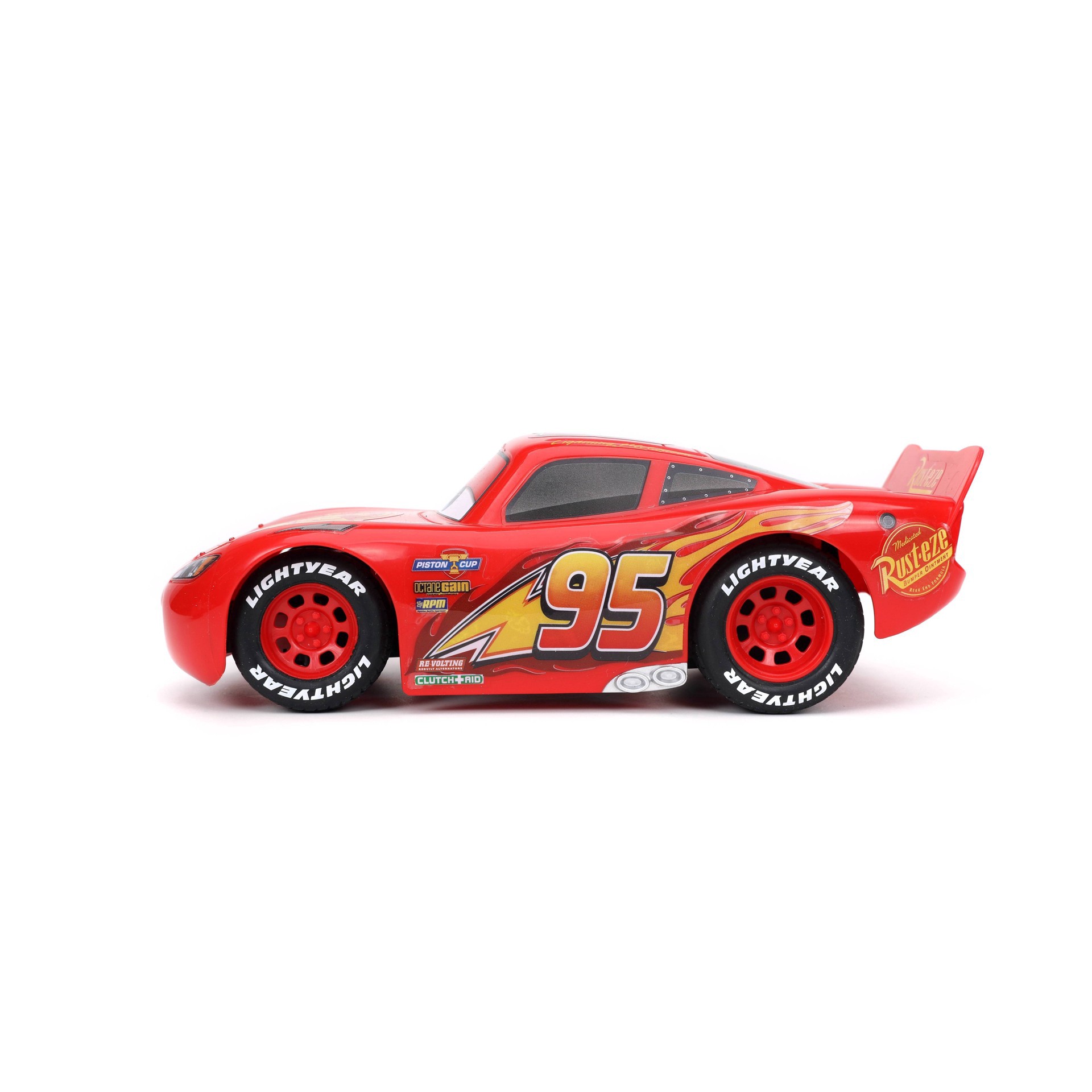 slide 4 of 9, Cars Lightning McQueen RC 1:24 Scale Remote Control Car 2.4 Ghz, 1 ct