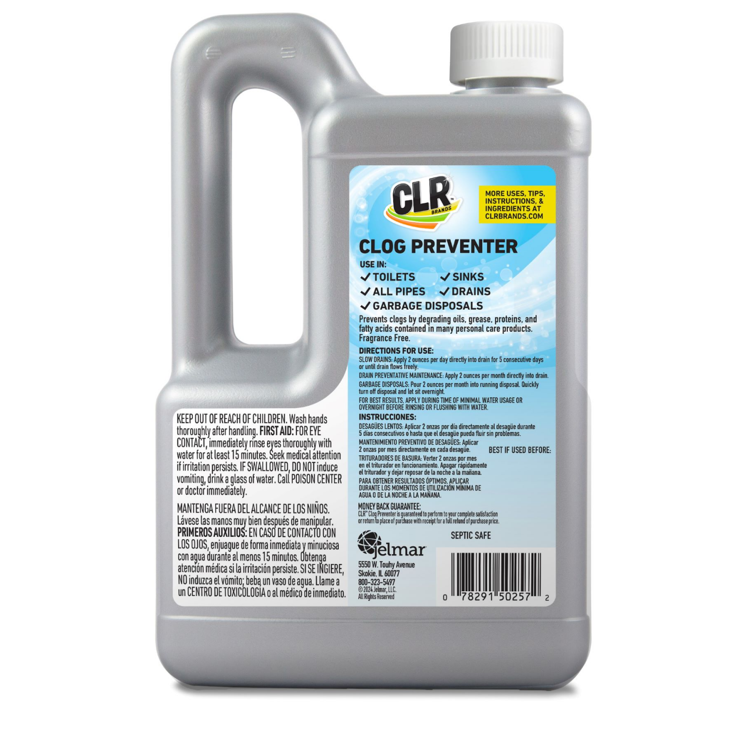 slide 2 of 2, CLR Brands Clog Preventer Monthly Build-Up Treatment 42 fl oz, 42 fl oz