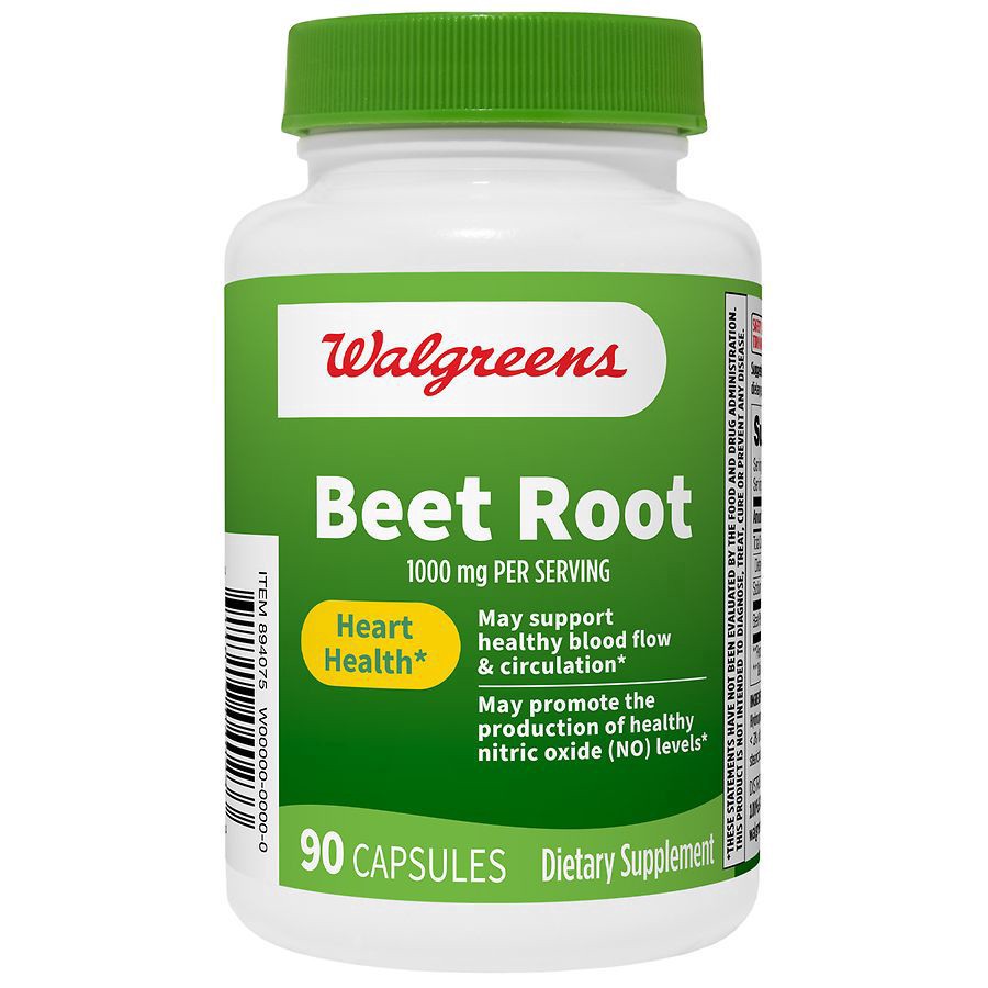 slide 1 of 4, Walgreens Beet Root 1000 mg Capsules, 90 ct