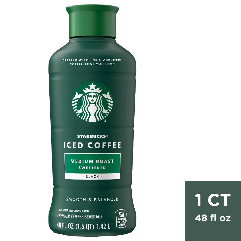 slide 1 of 3, Starbucks Discoveries Starbucks Subtly Sweet Medium Roast Iced Coffee - 48 fl oz, 48 fl oz