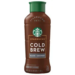 Starbucks Discoveries Starbucks Black Unsweetened Cold Brew Coffee - 40 fl oz