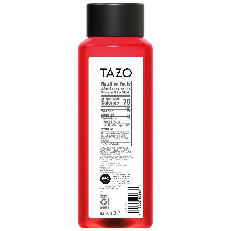 slide 2 of 4, Tazo RTD Tazo Hibiscus Passion Iced Tea - 42 fl oz, 42 fl oz