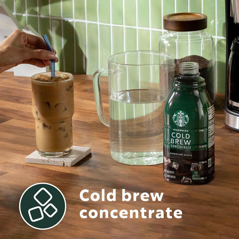 slide 3 of 9, Starbucks Signature Black Cold Brew Coffee Concentrate - 32 fl oz, 32 fl oz