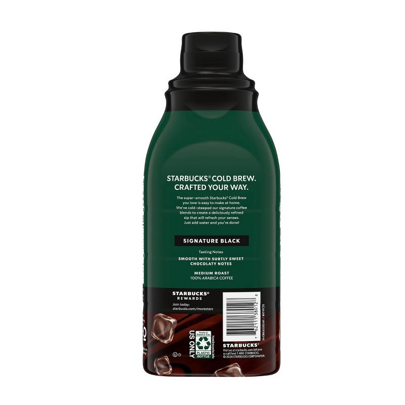 slide 9 of 9, Starbucks Signature Black Cold Brew Coffee Concentrate - 32 fl oz, 32 fl oz