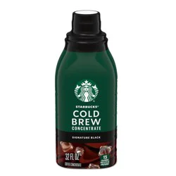 Starbucks Signature Black Cold Brew Coffee Concentrate - 32 fl oz