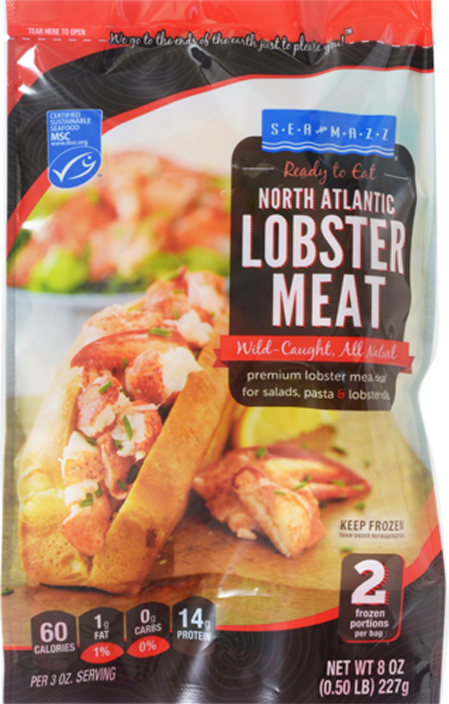 slide 1 of 1, Sea Mazz Seamazz Cooked Lobster Meat, 8 oz